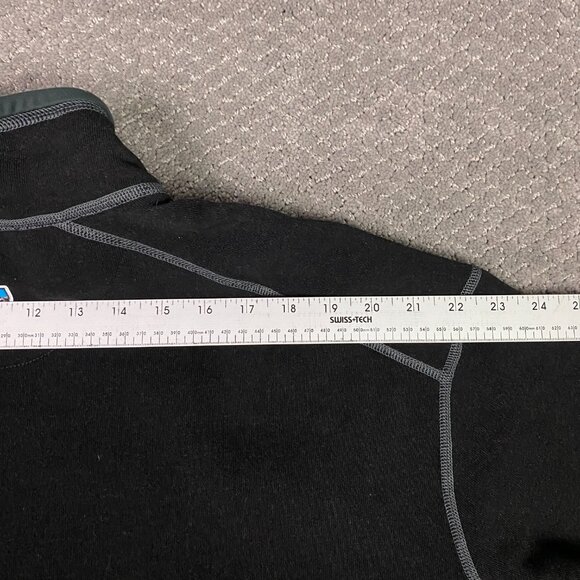 Kuhl Revel 1/4 Zip Sweater Men's XXX Large Black Gray 3XL XXXL - Picture 12 of 14